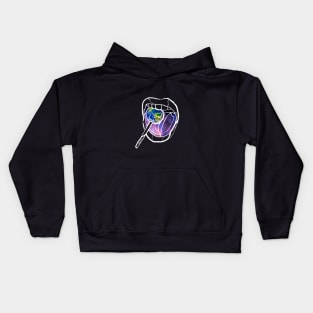 Single Line - Black Hole (White) Kids Hoodie